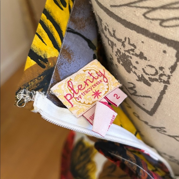 Anthropologie Plenty by Tracy Reese Cotton Floral Fit & Flare Halter Dress sz 2 - Picture 7 of 10